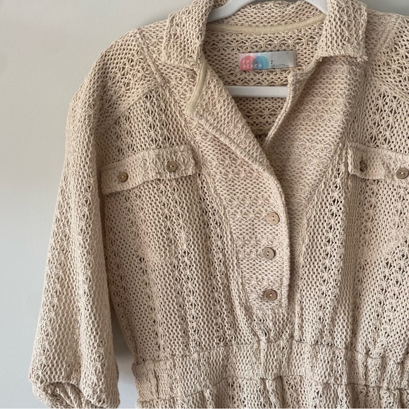 Free People- Ryan Romper in Tan - Picture 6 of 10